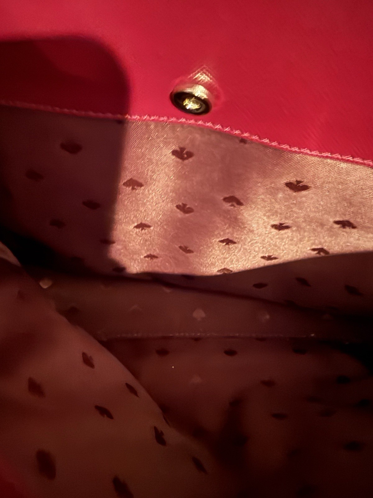 Kate Spade New York Burgundy Saffiano Leather Tote Bag – Structured Work Purse thumbnail 8