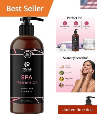 Calming Massage Oil for Massage Therapy - Home Spa Full Body Massage Oil for ...