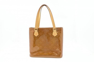 Authentic Louis Vuitton Vernis Houston Handbag M91122