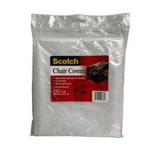  M Scotch Chair Covers Package of2 Clear Bags 41"  74" Cat 8041USA
