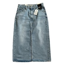 Levi's Premium Women's High-Rise Back Slit Skirt