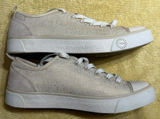 UGG Womens Sneakers 1004297 - Tan Canvas and Suede Sheepskin Lining Size 5 -NEW 