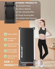 3-in-1 Folding Treadmill Electric Walking Jogging Machine Under Desk Treadmill