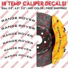 Range Rover Brake Caliper Curved or straight Decal Hi Temp Vinyl Sticker