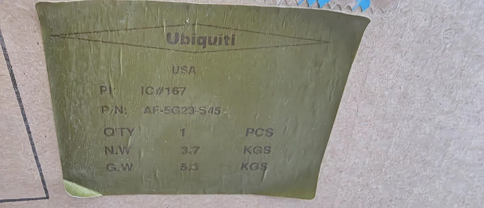 Ubiquiti Networks airFiber AF-5G23-S45 5GHz 23 dBi Slant 45 Antenna for airFiber - Image 2 of 2