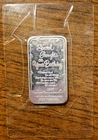 1987 National Mint Special Thoughts on Your Birthday Silver Art Bar TESTING SPOT