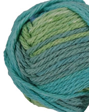Green Bernat Handicrafter Cotton Yarn Country Stripes Knitting Crochet Craft