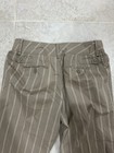 Ann Taylor Loft Beige Khaki Striped “Ann” Size 4 Slack Pants Trousers — photo 3