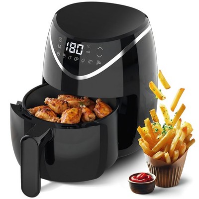 OYAJIA Heißluftfritteuse Fritteuse Heißluftofen 3,6 L Touch-Display Ohne Fett
