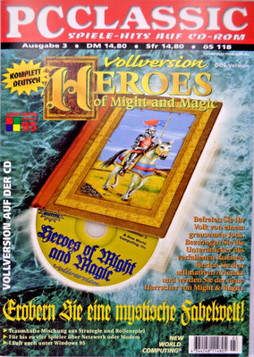 IBM PC -- PC CLASSICS 3:  HEROES OF MIGHT AND MAGIC (NEW WORLD COMP. - CD-ROM)