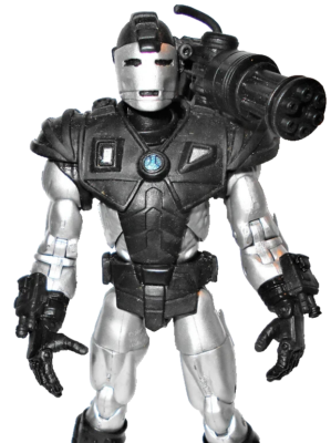 marvel legends WAR MACHINE w Mask iron man 2004 Galactus baf