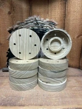 Savings 10-no figure Black Limba Pre-cut 3.5" Friction Pots Turkey Call Supplies