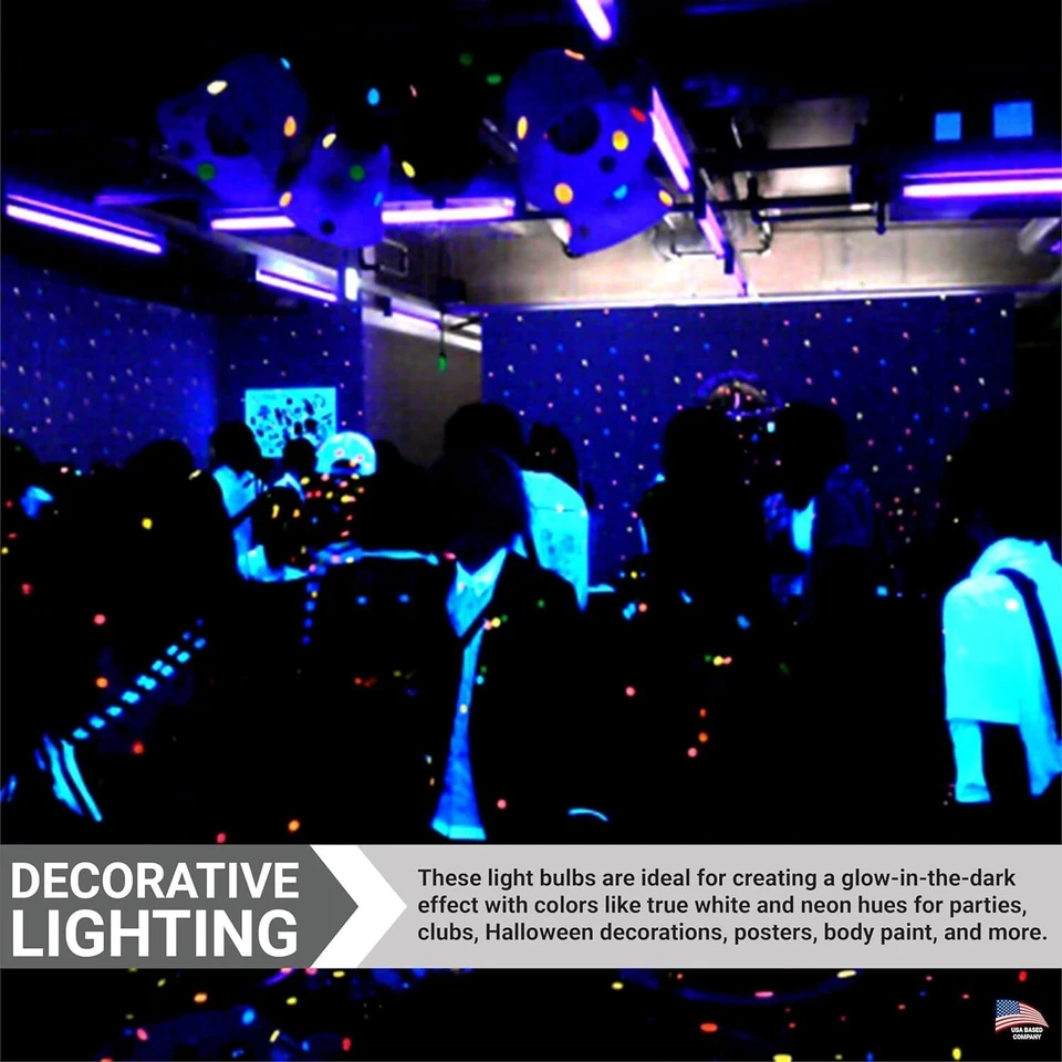 Diodesy 10PK F8T5 Black Light T5 Linear Fluorescent, G5 Bi Pin Base, 8W, 12" - Image 3 of 3