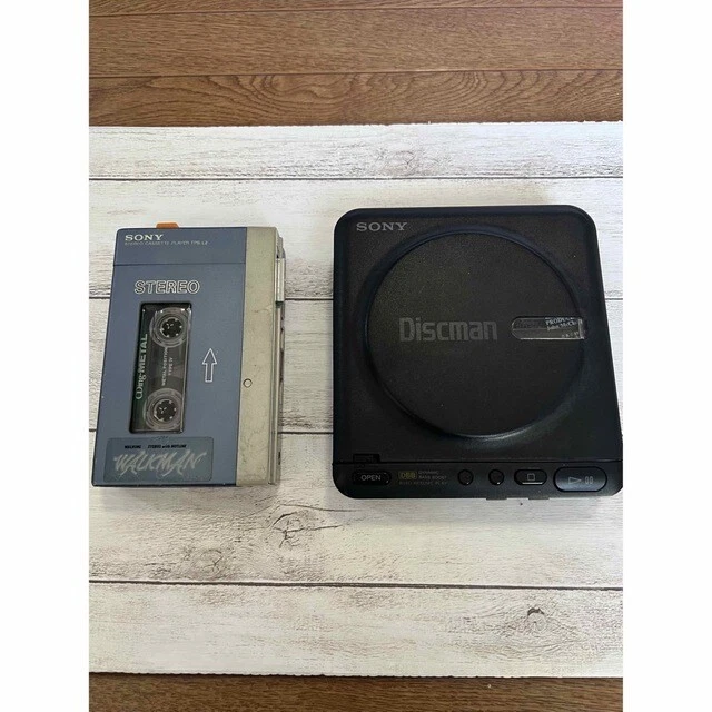 Junk Sony First Generation Walkwan Tps-L2 Discman D-22 From Japan