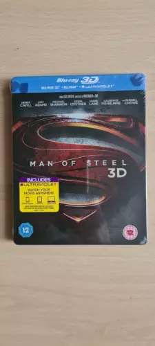 Man of Steel 3D Blu-ray SteelBook / édition limitée / Blu-ray 3D + Blu-ray
