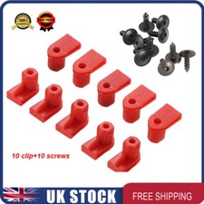 10 Sets X Screw in clips fasteners for Vauxhall Bumper and Screws
