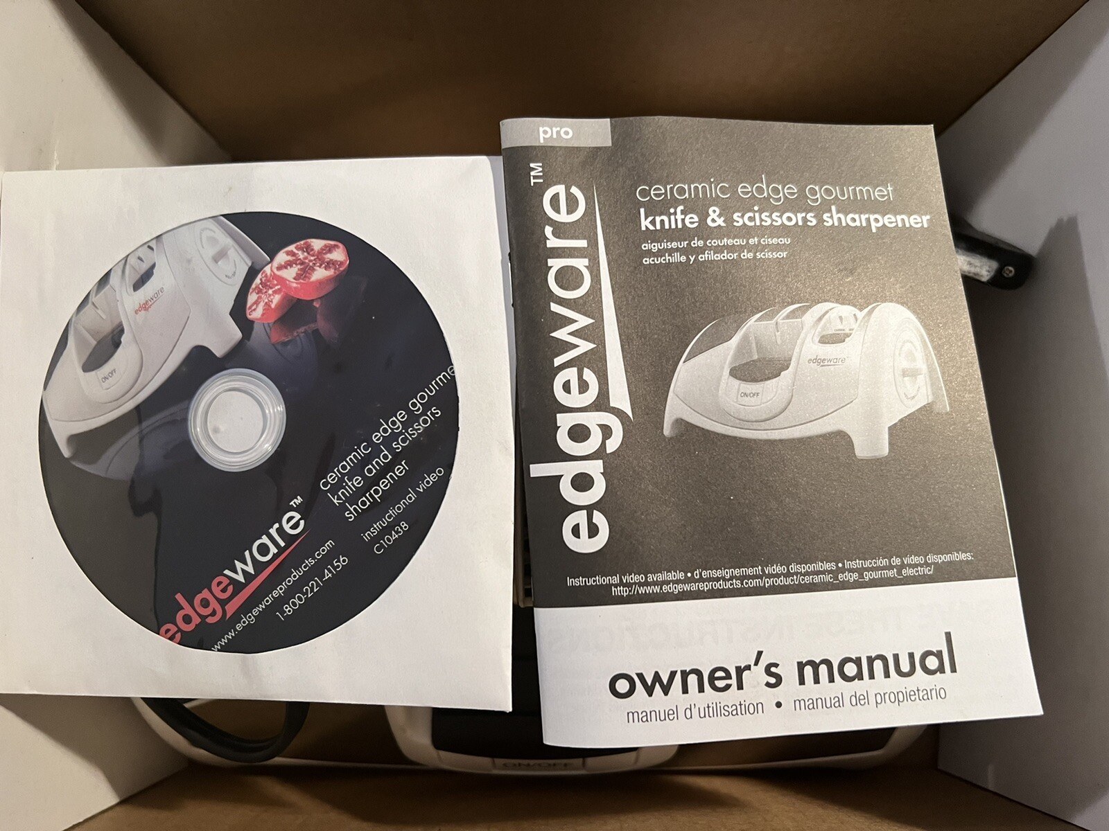 Smiths Edgeware Electric Ceramic Knife Scissors Sharpener Serrated 50142 for sale online eBay