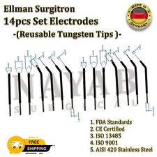 Ellman Surgitron Dental Standard Oral Cautery Handpiece Electrodes 14 Pcs CE