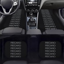 4pcs Jdm Recaro Black Racing Fabric Floor Mats Interior Carpets Universal 4pcs Jdm Recaro Black Racing Fabric Floor Mats Interior Carpets Universal