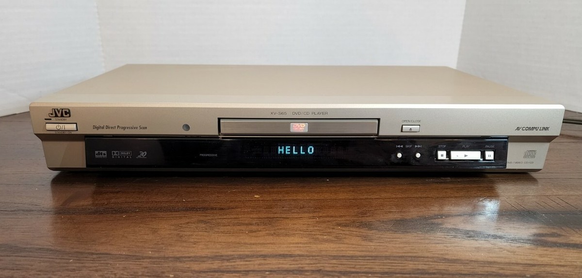 JVC XV-S65GD DVD/CD Player Gold ⭐ no remote ⭐ | eBay