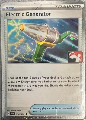 Electric Generator [Prize Pack] #170 | Pokemon Scarlet & Violet | eBay