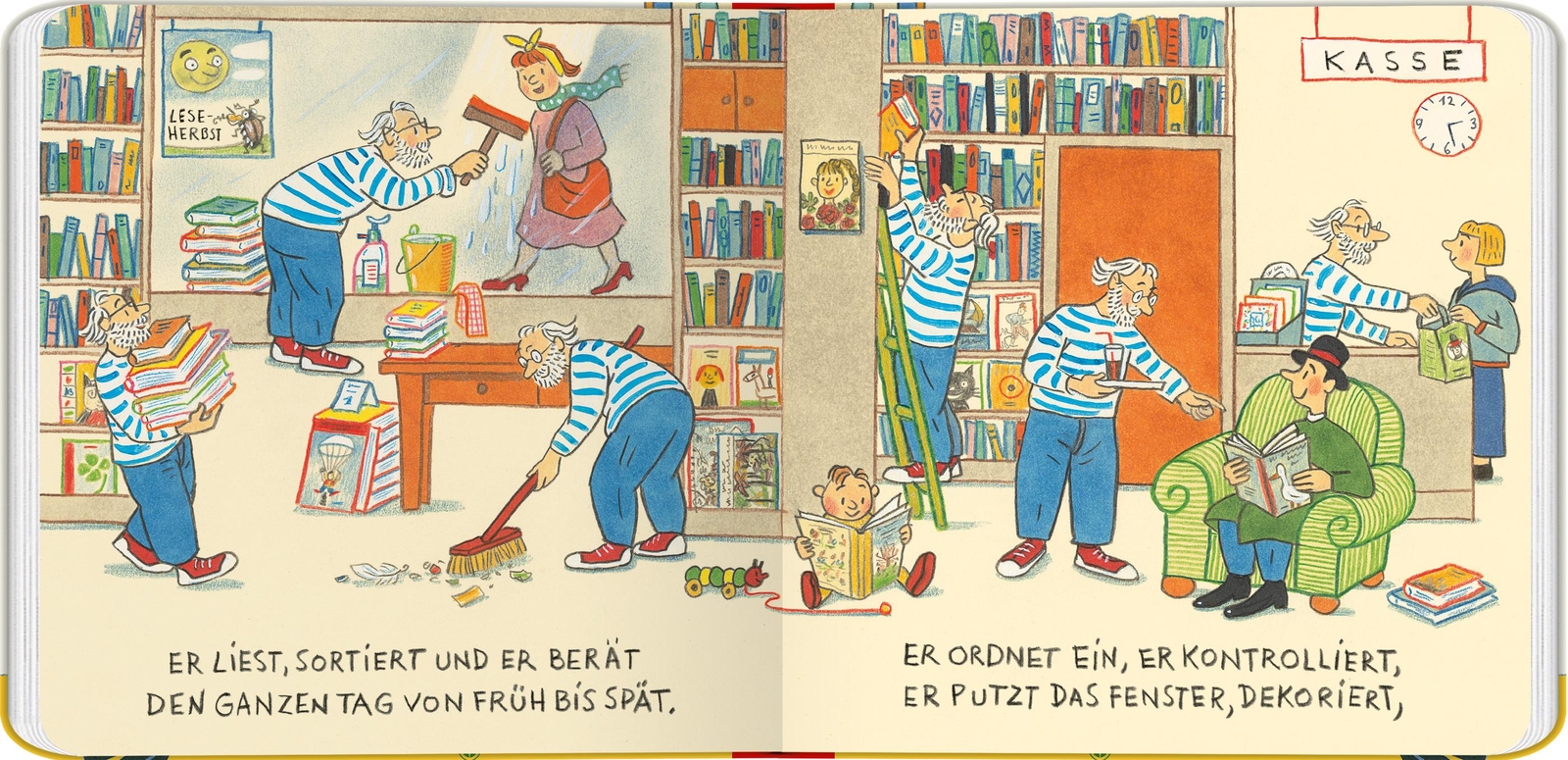 Thumbnail - Armin, Der Buchhändler Rotraut Susanne Berner