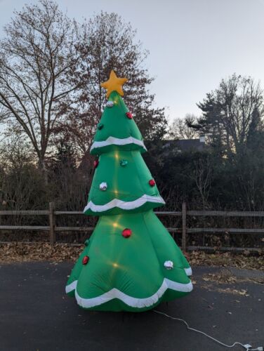 Gemmy Industries Luce Decorazione Albero di Natale Gonfiabile da Interno Esterno 10' - Foto 2 di 7