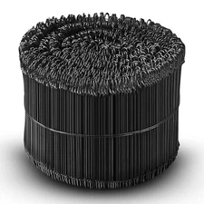 6 Inch x 1,000pc Double Loop Rebar Wire Ties, 16 Gauge Soft Annealed, SIMBASTEEL