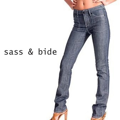 SASS \u0026 BIDE JEANS BLUE STRAIGHT JEANS 