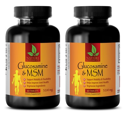 Glucosamine and MSM 120 Tablets, Mobility, Flexibility, Joint Support, Cartilage