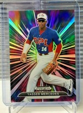 2021 Prizm Draft Picks - ELECTRIC DPL STARS - YASSER MERCEDES - CASE HIT SSP RC