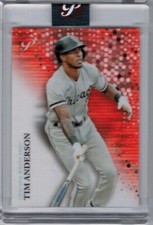 2022 Topps Pristine Tim Anderson Encased Pristine Orange Refractor #'ed 22/25