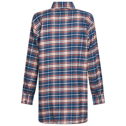 Ladies Check Shirts Flannel Cotton Soft Long Sleeve - Picture 16 of 20