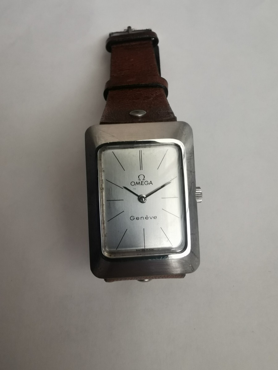 Vintage Omega Geneve Manual Winding Men or ladies 23x32mm Tank