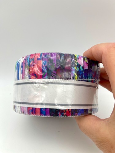 Rollo de gelatina Robert Kaufman LADO BRILLANTE Wishwell RU-965-40 40 piezas tiras de tela de 2,5" - Imagen 5 de 7