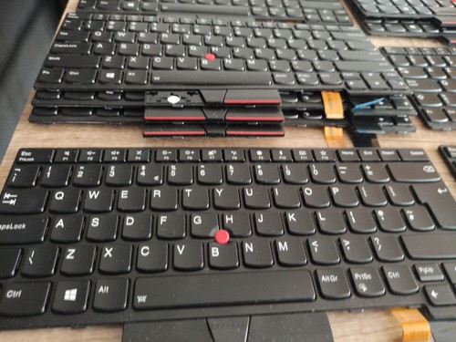 Lot of 11 - Lenovo Thinkpad Keyboard replacements - As is / Parts / Repair - Afbeelding 4 van 20