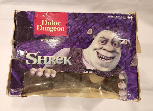 Shrek Duloc Dungeon Playset Figure NEW VINTAGE RARE SEALED McFarlane Toys Sound - Picture 6 of 10
