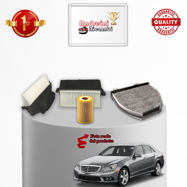 Inspektionskit Filter Mercedes E Klasse 350 CDI Bluetec W212 185KW 252CV 2013->-image
