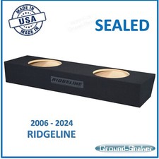 Honda Ridgeline Crew-Cab 2006-2024 Dual  Single Sealed Subwoofer Enclosure