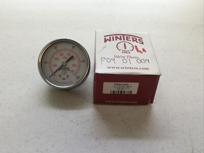 #ad #ad NEW WINTERS PEM1440 PRESSURE GAUGE 2.5” 1 4” NPT 0 160 PSI KPA FREE SHIPPING $16.95