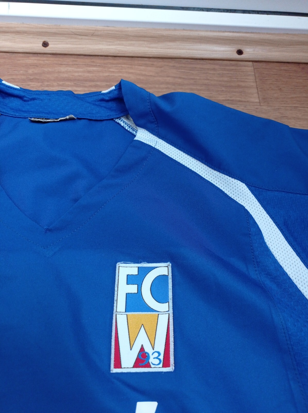 #19 FC WETTINGEN 93  SHIRT ADIDAS JERSEY SOCCER SIZE XL Match Worn Player Issue thumbnail 2