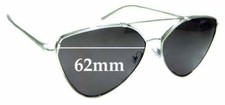 SFx Replacement Sunglass Lenses Fits Prada Spr51u - 62mm Wide