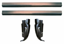 Slip-on Rocker Panel and Cab Corner kit for 02-08 Ram Quad Cab 1500 2500 3500