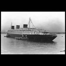 Photo B.000196 PAQUEBOT SS NORMANDIE CGT FRENCH LINE 1938 OCEAN LINER