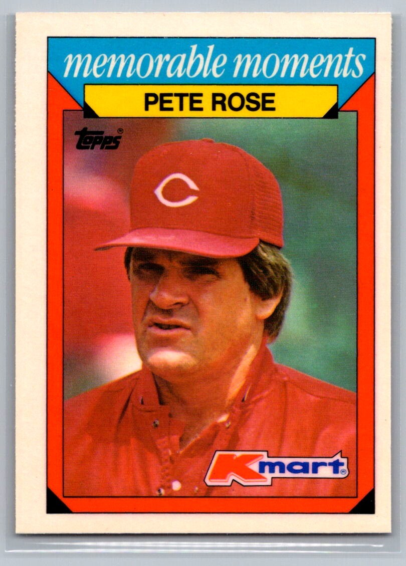 1988 Topps Kmart Memorable Moments #22 Pete Rose