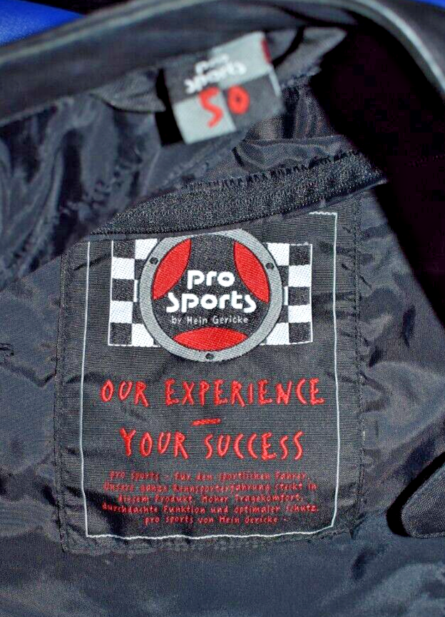 Pro sports vintage leather racing jacket Small Hein Gericke