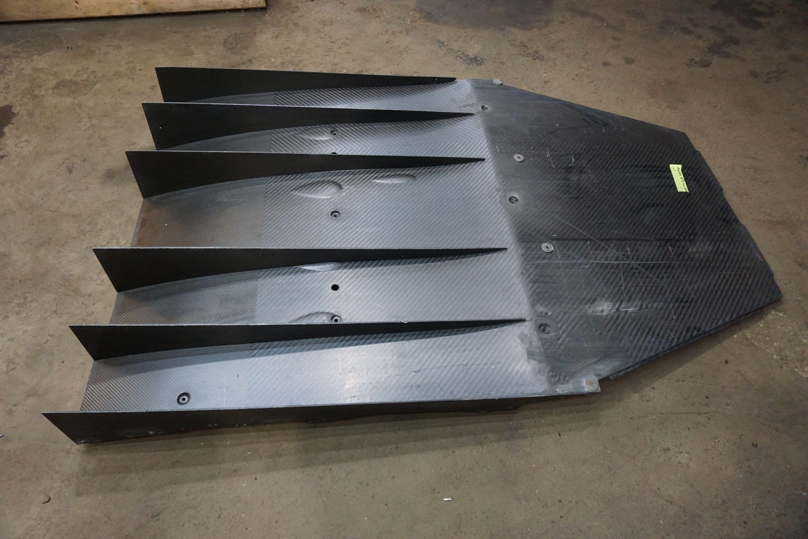 Rear Carbon Fiber Underbody Diffuser 4TA804083 Lamborghini Huracan GT3 2015-19