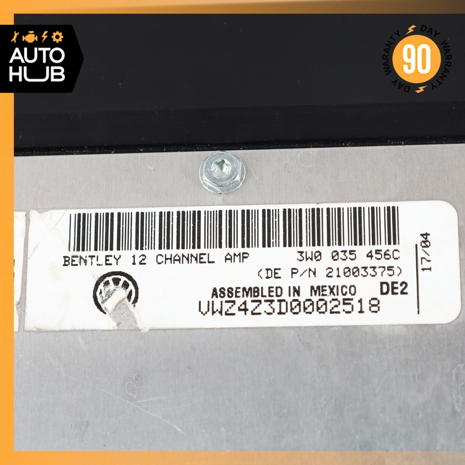 03-08 Bentley Continental GT Coupe Premium Audio Sound System Amplifier Amp OEM
