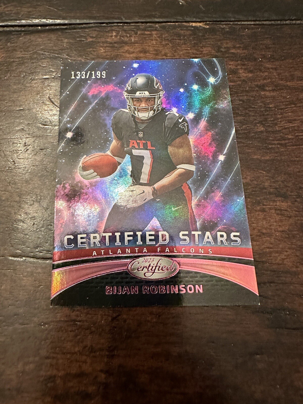 2023 Certified Football Certified Stars Bijan Robinson RC Pink /199 ⭐️⭐️⭐️
