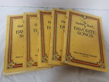 VINTAGE THE GOLDEN BOOK of FAVORITE SONGS 1946 Hall McCreary Co. Chicago